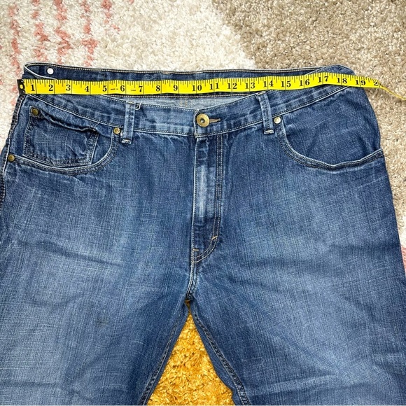 Levis SilverTab Vintage Y2K Baggy Stone Wash  Denim Hiphop Jnco Jeans 38x30 - Picture 10 of 12